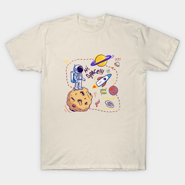 Galactic Encounter: resident alien T-Shirt by Verbinavision